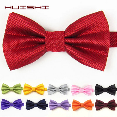 HUISHI New Fashion Butterfly Cravat πάρτι παπιγιόν 28 Χρώμα μαργαριτάρι Λευκό μέντα Πράσινο αξεσουάρ γάμου Παπιγιόν Μασίφ