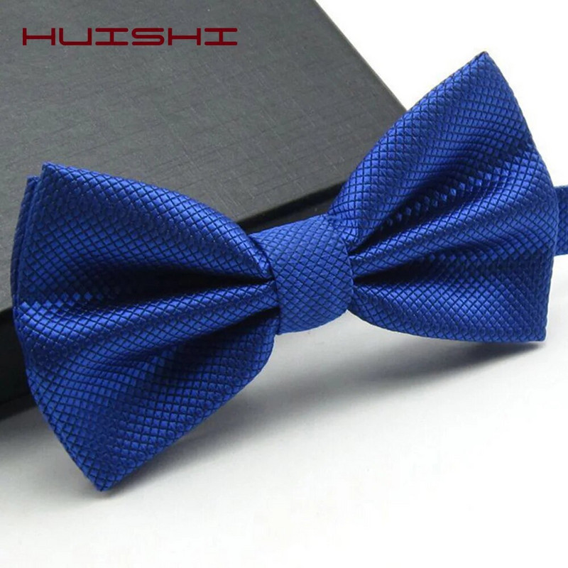 HUISHI New Fashion Butterfly Cravat banketu ballītes tauriņš 28 krāsu pērļu balts piparmētru zaļš kāzu aksesuāri tauriņš, ciets