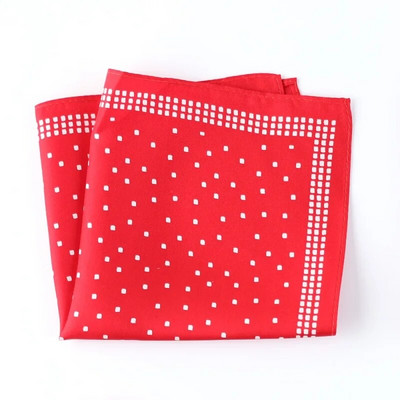 Tailor Smith tiszta selyem nyomott Hanky Pocket Square Kiváló minőségű új divatos pöttyös férfi zsebkendő különböző színekkel