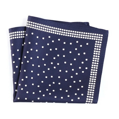 Tailor Smith tiszta selyem nyomott Hanky Pocket Square Kiváló minőségű új divatos pöttyös férfi zsebkendő különböző színekkel