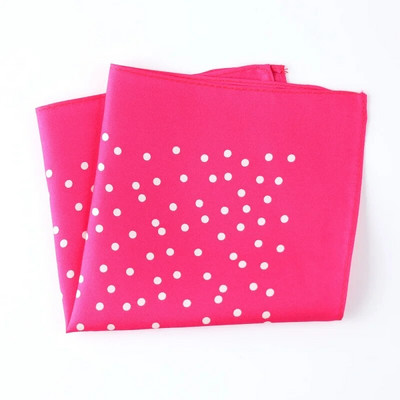 Tailor Smith tiszta selyem nyomott Hanky Pocket Square Kiváló minőségű új divatos pöttyös férfi zsebkendő különböző színekkel