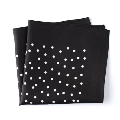 Tailor Smith tiszta selyem nyomott Hanky Pocket Square Kiváló minőségű új divatos pöttyös férfi zsebkendő különböző színekkel