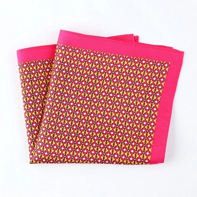 Tailor Smith tiszta selyem nyomott Hanky Pocket Square Kiváló minőségű új divatos pöttyös férfi zsebkendő különböző színekkel