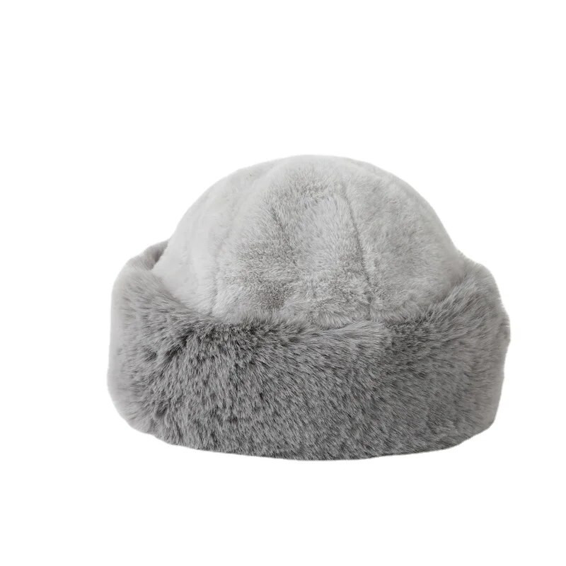 Originalni pahuljasti bombaški šeširi od umjetnog krzna Ženska topla zimska debela kapa Ženska ruska luksuzna panama kapa Ushanka Touca Feminina Inverno