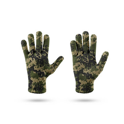 Modne kompresijske rukavice s uzorkom tratinčica Zimske sportske rukavice s ekranom osjetljivim na dodir Deblje Žene Muškarci Tople rastezljive pletene rukavice Hansker