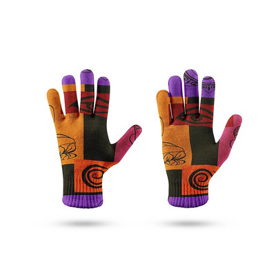 Modne kompresijske rukavice s uzorkom tratinčica Zimske sportske rukavice s ekranom osjetljivim na dodir Deblje Žene Muškarci Tople rastezljive pletene rukavice Hansker