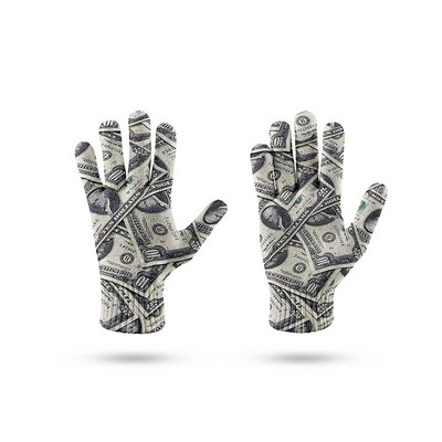 Modne kompresijske rukavice s uzorkom tratinčica Zimske sportske rukavice s ekranom osjetljivim na dodir Deblje Žene Muškarci Tople rastezljive pletene rukavice Hansker