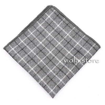 Modes rūtains kabatlakats 100% kokvilnas brūns zils rozā pelēks vīriešu ikdienas kabatas kvadrātveida biznesa ballīte smokinga uzvalka aksesuārs