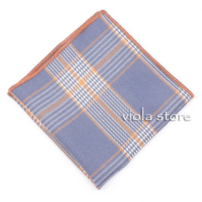 Modes rūtains kabatlakats 100% kokvilnas brūns zils rozā pelēks vīriešu ikdienas kabatas kvadrātveida biznesa ballīte smokinga uzvalka aksesuārs