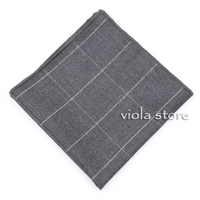 Modes rūtains kabatlakats 100% kokvilnas brūns zils rozā pelēks vīriešu ikdienas kabatas kvadrātveida biznesa ballīte smokinga uzvalka aksesuārs