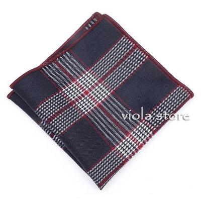 Modes rūtains kabatlakats 100% kokvilnas brūns zils rozā pelēks vīriešu ikdienas kabatas kvadrātveida biznesa ballīte smokinga uzvalka aksesuārs