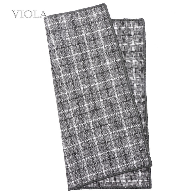 Modes rūtains kabatlakats 100% kokvilnas brūns zils rozā pelēks vīriešu ikdienas kabatas kvadrātveida biznesa ballīte smokinga uzvalka aksesuārs