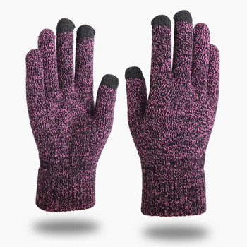 Νέα χειμερινά ανδρικά πλεκτά γάντια οθόνη αφής υψηλής ποιότητας ανδρικό γάντι χοντρό ζεστό μαλλί κασμίρ Μασίφ γυναικεία επαγγελματικά γάντια φθινόπωρο