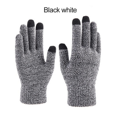 Jauni Ziemas Vīriešu Trikotāžas Cimdi Skārienekrāns Augstas kvalitātes vīriešu dūrainis Biezs Silts Vilnas Kašmira Cietie Sieviešu Biznesa Cimdi Rudens