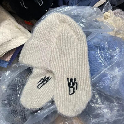 Zimske plišane bombaške kape od umjetnog nerca od flisa Ženske tople mekane jednobojne kape na otvorenom Ženske ruske pletene kape za zaštitu ušiju