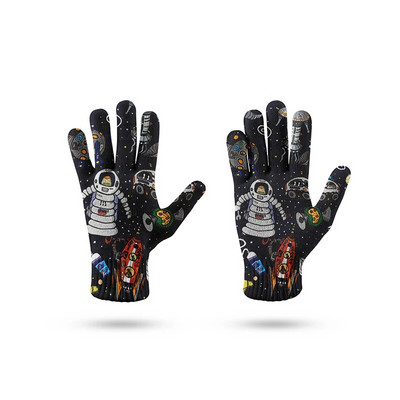 Mados Universe Planet Pattern Žieminės pirštinės Daugiafunkcinės megztos pirštinės su jutikliniu ekranu vyriškos ir moteriškos minkštos šiltos pirštinės