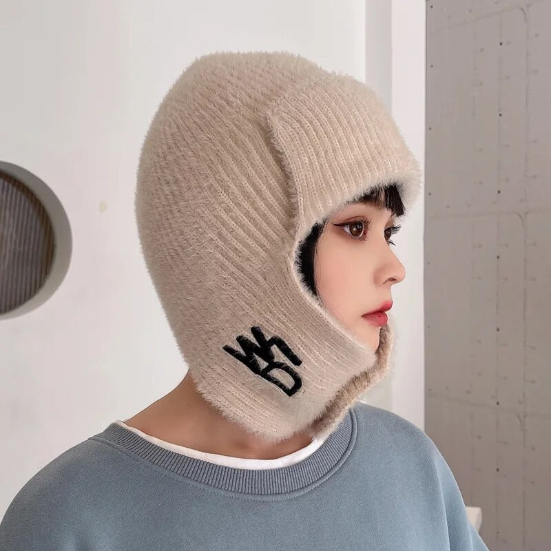 Ziemas cepure Uzglabā siltumu Bomber Cepure Sieviešu ziemas Aviator Trooper Samts Silts Ausu Aizsargpupiņas Krievu Sievietēm Auskaru vāciņi