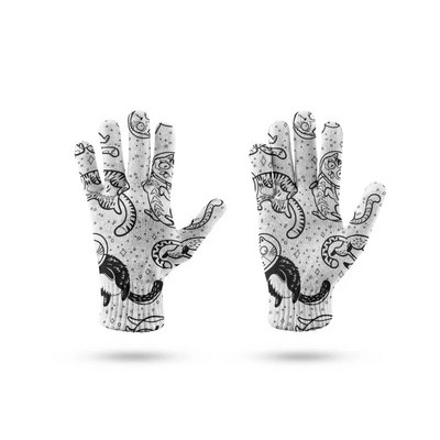 Nove rukavice s grafitima s ekranom osjetljivim na dodir Modne ženske pletene rukavice s punim prstima Muške zimske božićne rukavice Handschuhe