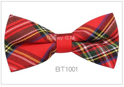 Nova muška moda, klasična karirana leptir-mašna, podesiva muška leptir-kravata, poliester za vjenčanje, kravate u engleskom stilu