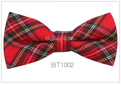 Nova muška moda, klasična karirana leptir-mašna, podesiva muška leptir-kravata, poliester za vjenčanje, kravate u engleskom stilu