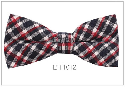 Nova muška moda, klasična karirana leptir-mašna, podesiva muška leptir-kravata, poliester za vjenčanje, kravate u engleskom stilu