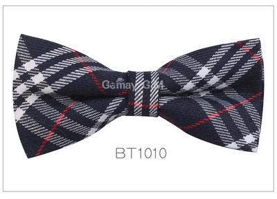 Nova muška moda, klasična karirana leptir-mašna, podesiva muška leptir-kravata, poliester za vjenčanje, kravate u engleskom stilu