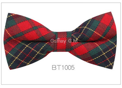 Nova muška moda, klasična karirana leptir-mašna, podesiva muška leptir-kravata, poliester za vjenčanje, kravate u engleskom stilu