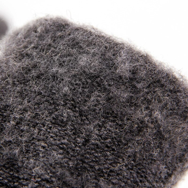 Őszi téli férfi kötött kesztyű érintőképernyős kiváló minőségű gyapjú egyszínű kesztyű férfi kesztyű meleg lovaglás vezetési polár kesztyű