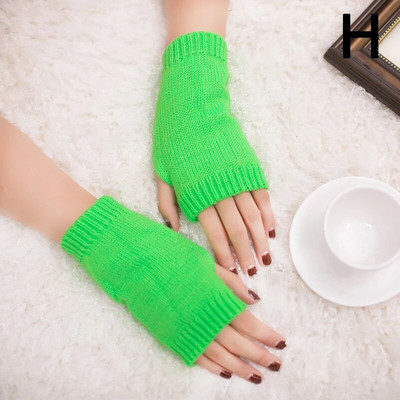 Elegantne ženske zimske pletene rukavice bez prstiju, kratke rukavice, tople rukavice, grijač za ruke, elastične rukavice bez prstiju, poluprsti
