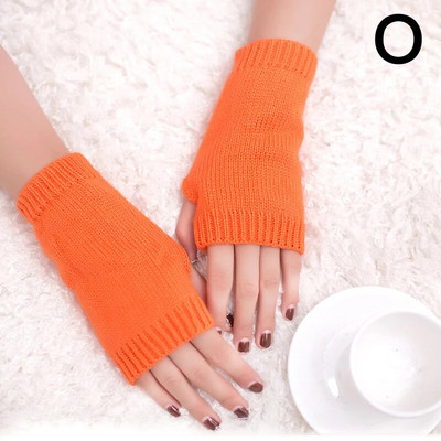Elegantne ženske zimske pletene rukavice bez prstiju, kratke rukavice, tople rukavice, grijač za ruke, elastične rukavice bez prstiju, poluprsti