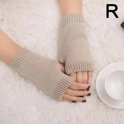 Elegantne ženske zimske pletene rukavice bez prstiju, kratke rukavice, tople rukavice, grijač za ruke, elastične rukavice bez prstiju, poluprsti