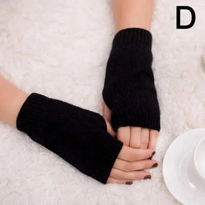 Elegantne ženske zimske pletene rukavice bez prstiju, kratke rukavice, tople rukavice, grijač za ruke, elastične rukavice bez prstiju, poluprsti