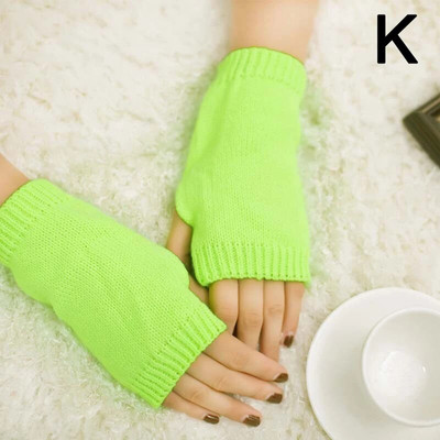 Elegantne ženske zimske pletene rukavice bez prstiju, kratke rukavice, tople rukavice, grijač za ruke, elastične rukavice bez prstiju, poluprsti