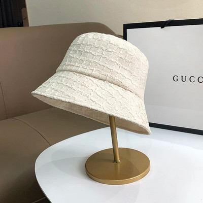 Novi nišni plisirani ribarski šešir za 2022., ženski temperamentni, univerzalni japanski šilter, ulična moda, korejska verzija šešira