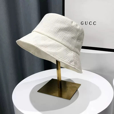 Novi nišni plisirani ribarski šešir za 2022., ženski temperamentni, univerzalni japanski šilter, ulična moda, korejska verzija šešira