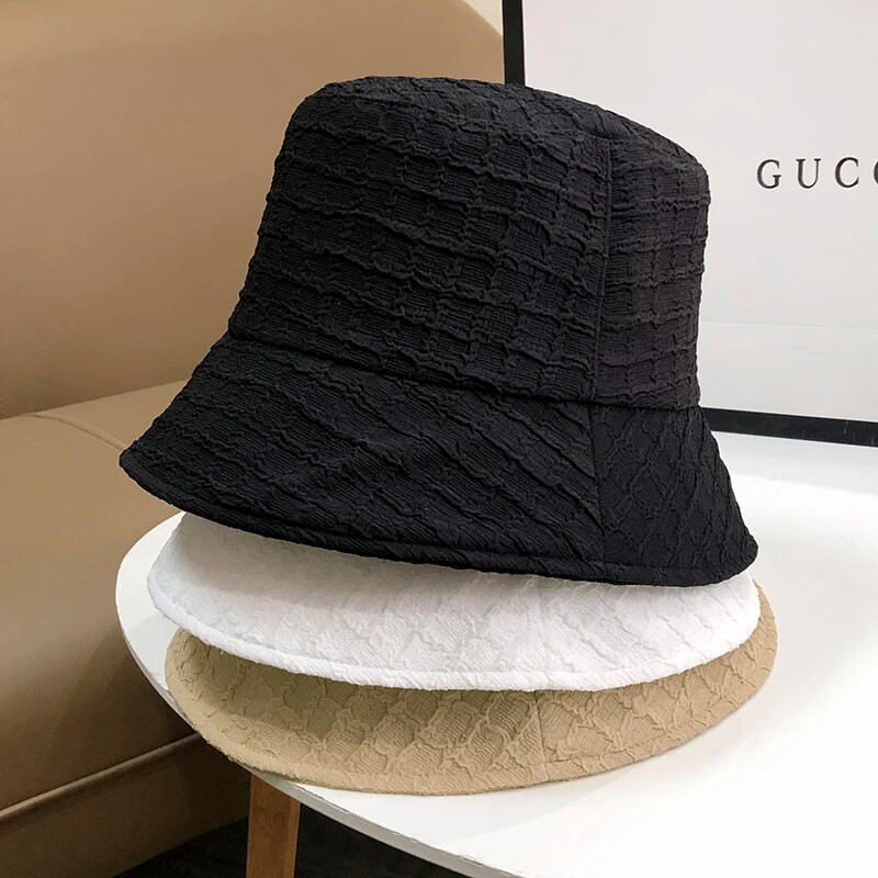 Novi nišni plisirani ribarski šešir za 2022., ženski temperamentni, univerzalni japanski šilter, ulična moda, korejska verzija šešira