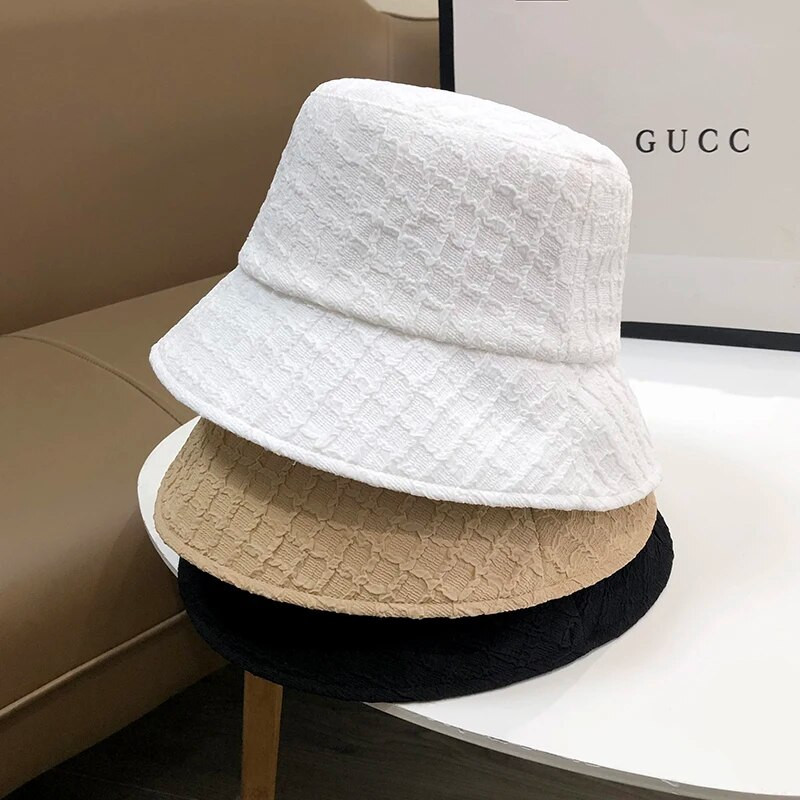 Novi nišni plisirani ribarski šešir za 2022., ženski temperamentni, univerzalni japanski šilter, ulična moda, korejska verzija šešira