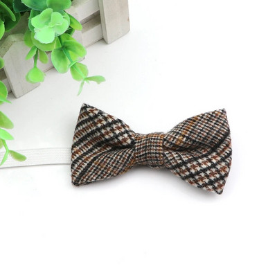 Novi stil dječje vunene leptir-mašne za dječake. Poslovna leptir-mašna za bebe, dijete, leptir, jednobojna kravata, uniseks leptir-kravata u engleskom stilu