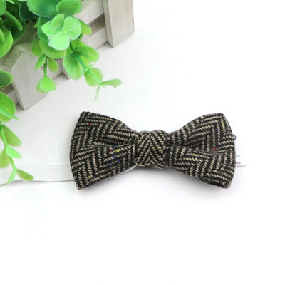 Novi stil dječje vunene leptir-mašne za dječake. Poslovna leptir-mašna za bebe, dijete, leptir, jednobojna kravata, uniseks leptir-kravata u engleskom stilu