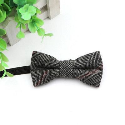 Novi stil dječje vunene leptir-mašne za dječake. Poslovna leptir-mašna za bebe, dijete, leptir, jednobojna kravata, uniseks leptir-kravata u engleskom stilu