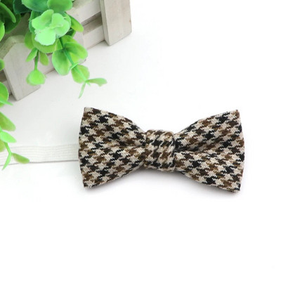 Novi stil dječje vunene leptir-mašne za dječake. Poslovna leptir-mašna za bebe, dijete, leptir, jednobojna kravata, uniseks leptir-kravata u engleskom stilu