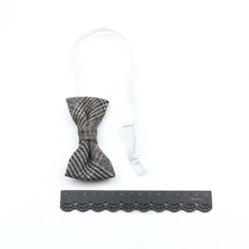 Novi stil dječje vunene leptir-mašne za dječake. Poslovna leptir-mašna za bebe, dijete, leptir, jednobojna kravata, uniseks leptir-kravata u engleskom stilu