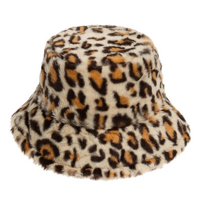 1 τεμ. ψεύτικη γούνα Χειμερινό ζεστό καπέλο ψαρά για γυναίκες μόδα μονόχρωμο καπέλο διακοπών Παχύ μαλακό καπέλο κουβά Νέα άφιξη