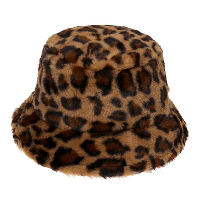 1 τεμ. ψεύτικη γούνα Χειμερινό ζεστό καπέλο ψαρά για γυναίκες μόδα μονόχρωμο καπέλο διακοπών Παχύ μαλακό καπέλο κουβά Νέα άφιξη