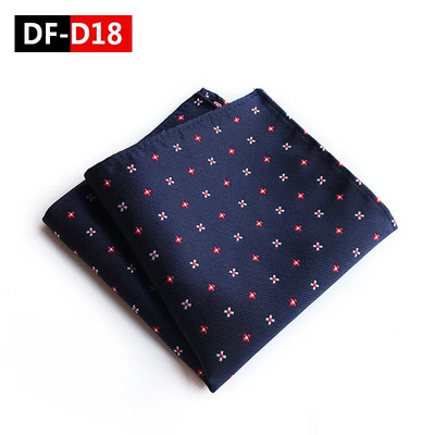 Új selyem zsebkendő férfinak Rózsaszín piros fekete rácspontos csíkos férfi négyzet alakú zsebes esküvői parti öltöny zsebkendő