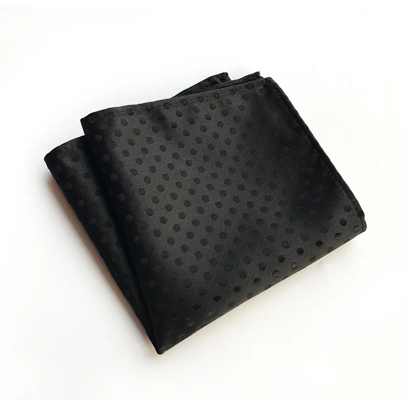 Új selyem zsebkendő férfinak Rózsaszín piros fekete rácspontos csíkos férfi négyzet alakú zsebes esküvői parti öltöny zsebkendő