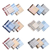 Kabatas lakatiņš kāzu ballītei Svītrains Hankies vīram tētim vectēvam