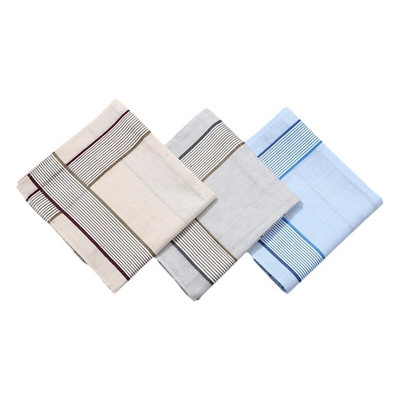 Kabatas lakatiņš kāzu ballītei Svītrains Hankies vīram tētim vectēvam