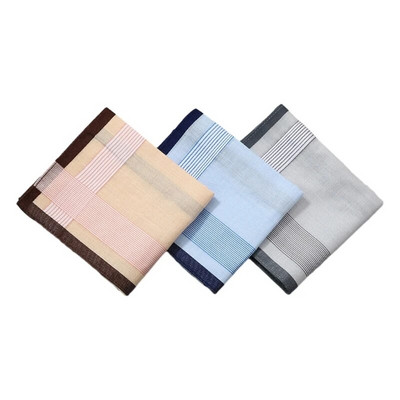 Kabatas lakatiņš kāzu ballītei Svītrains Hankies vīram tētim vectēvam