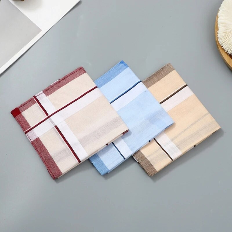 Kabatas lakatiņš kāzu ballītei Svītrains Hankies vīram tētim vectēvam